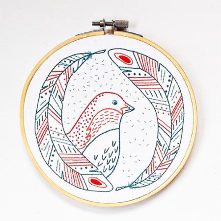 Embroidery Kit Bird of a Feather