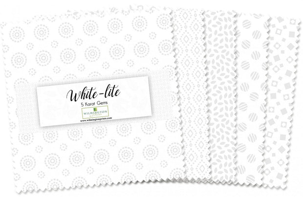Essential Gems White-Lite 5" Squares