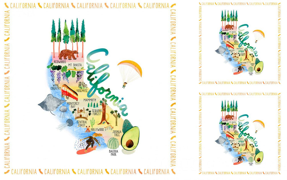 State Panel Print California State Panel – Sewing Arts