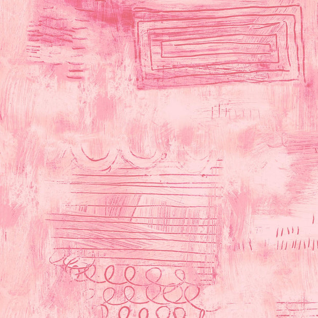 Colorwash Scribble Pink