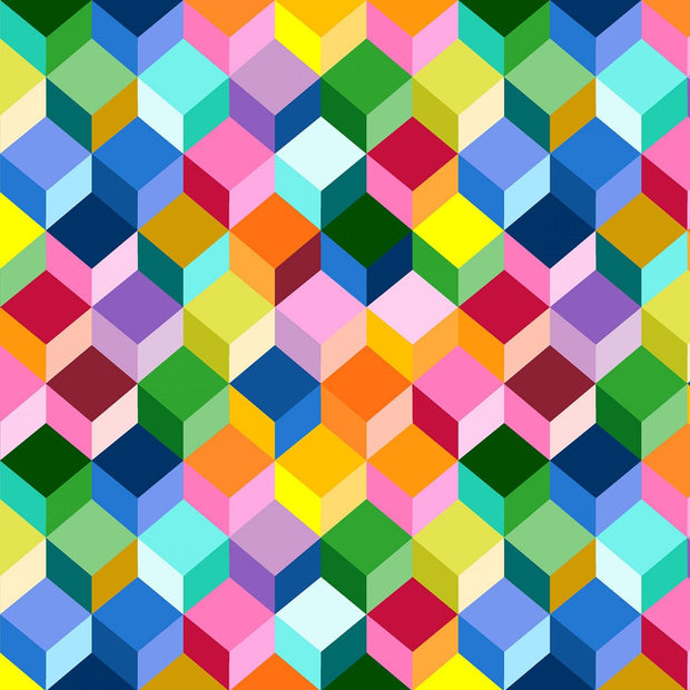 Color Wheel Cubes Multi