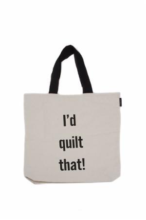 I'd Quilt That Tote Natural