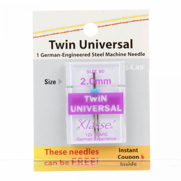 Universal Twin Needle 2mm Size 80