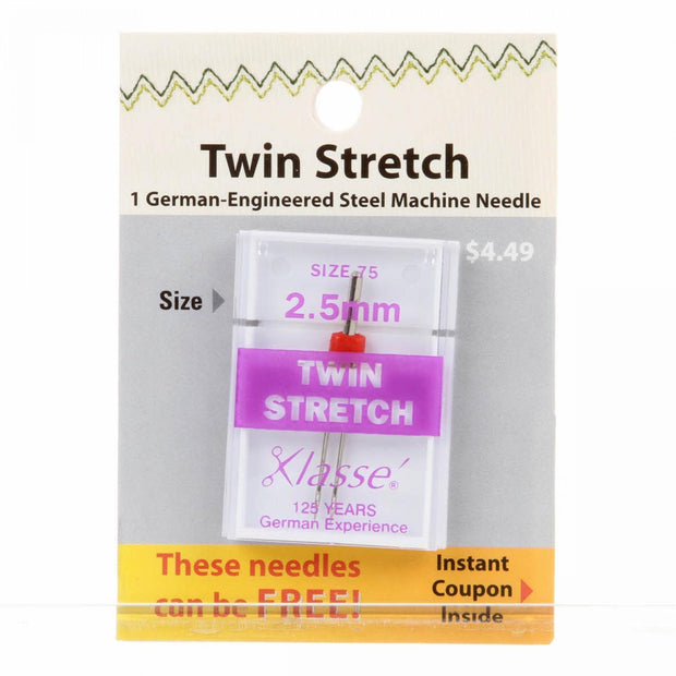 Stretch Twin Needle 2.5mm sz75
