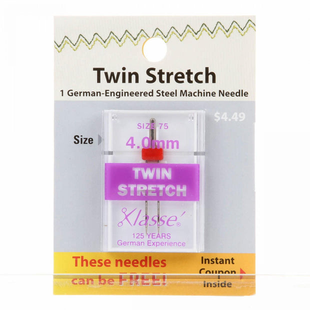 Stretch Twin Needle 4mm Size 75