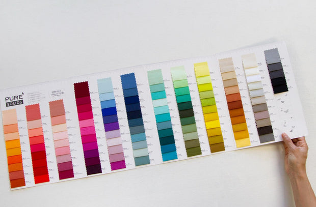 Pure Solids Color Card – Sewing Arts