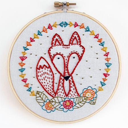 Embroidery Kit Crafty Fox