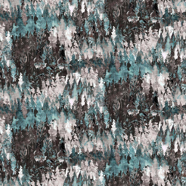 Forest Fable Trees Teal