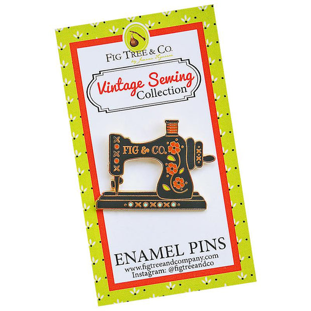 Sewing Machine Enamel Pin
