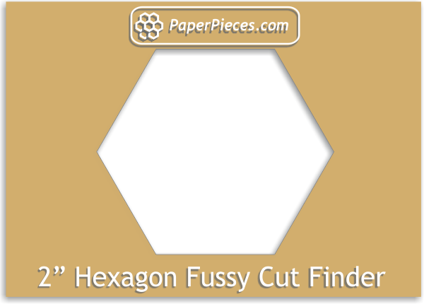 2" Hexagon Fussy Cut Finder