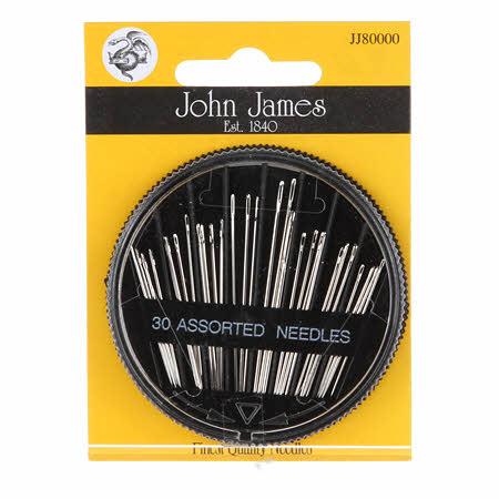 Assorted Hand Sewing Needles 30ct