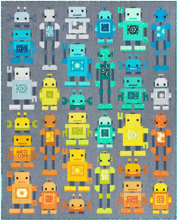 Robots Quilt Kit
