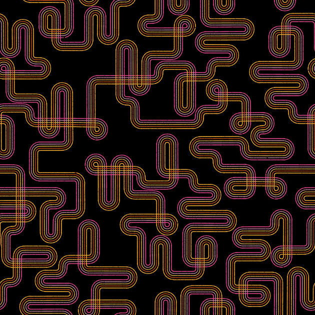 Linear Labyrinth Linear Labyrinth Rayon Soft Black – Sewing Arts