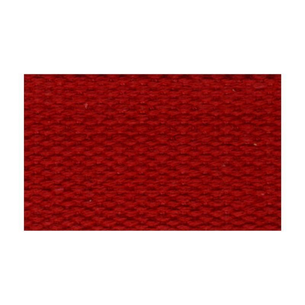 100% Cotton Strap Red 1"