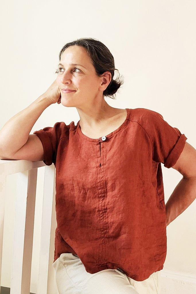 トップス Arts&Science Back botton tuck blouse Arts&Science Back botton tuck blouse