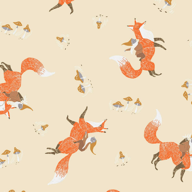 Black Forest Gnomes and Foxes in Wheat