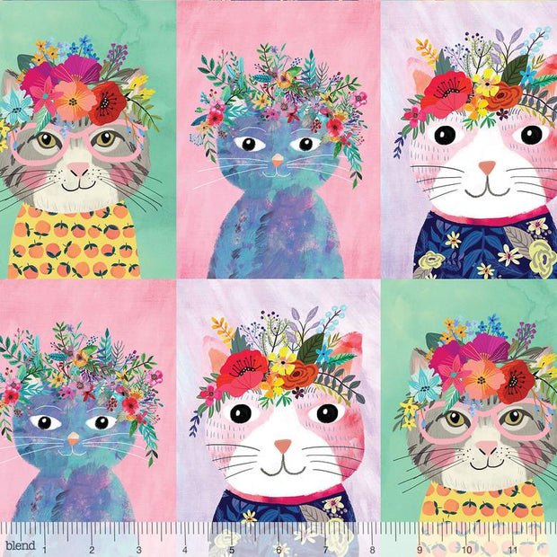 Floral Pets Floral Kitty in Multi