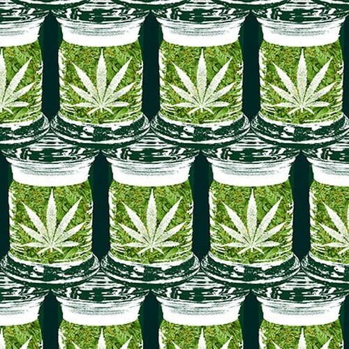 Herban Sprawl Cannabis Jars Green