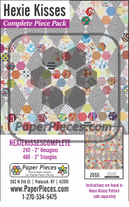 Hexie Kisses Complete Piece Pack by Jen Kingwell