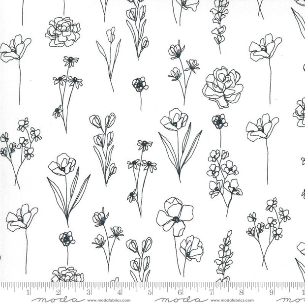 Illustrations Floral Doodle Paper