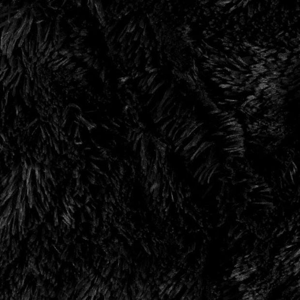 Luxe Cuddle Shaggy Black