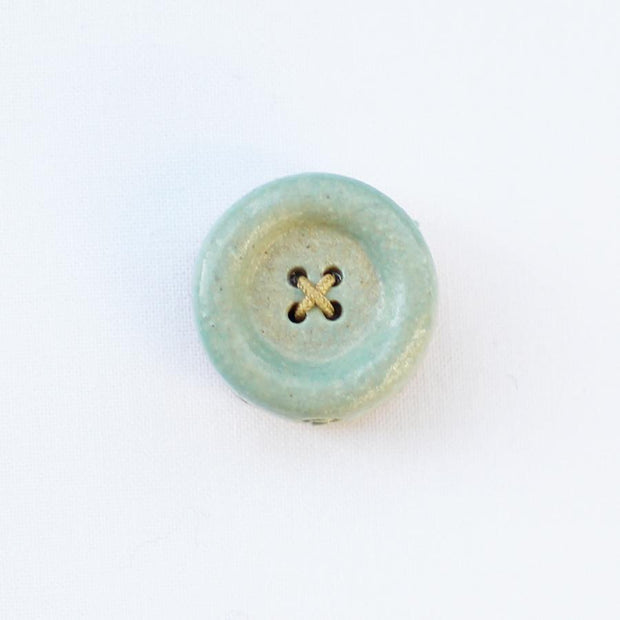Magnetic Button of Shigaraki Ware Green