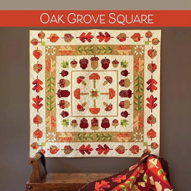 Oak Grove Square Buttermilk Quilt Kit