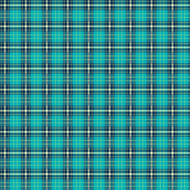 Piccadilly Large Plaid Turquoise