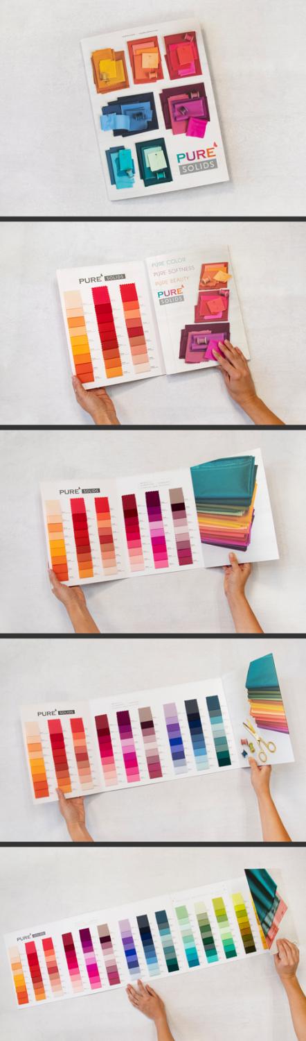Pure Solids Color Card New
