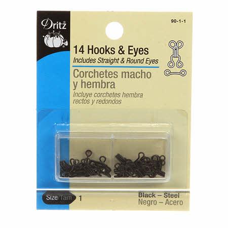 Sew On Hook and Eye Closures