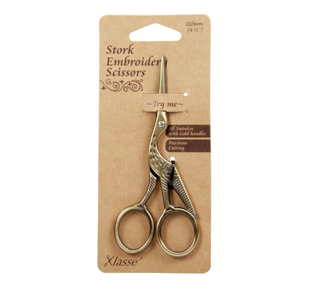 Stork Embroidery Scissors 4.5