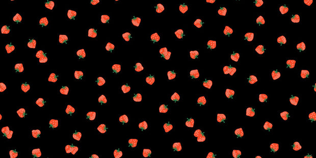 Strawberry & Friends Rayon Strawberry Black