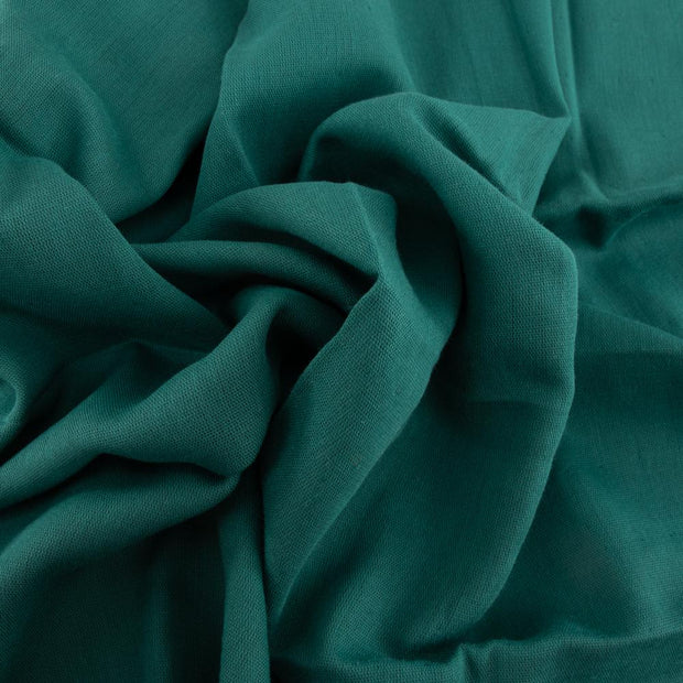 Teal Solid Double Gauze