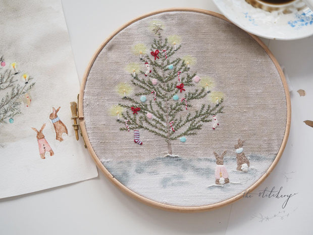 The Christmas Tree Embroidery Kit
