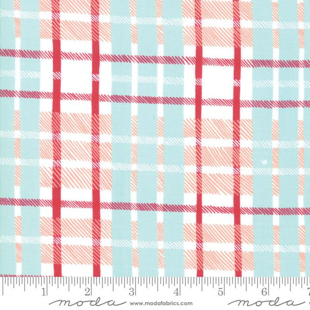 To Be Jolly Frosty Berry Plaid Aqua