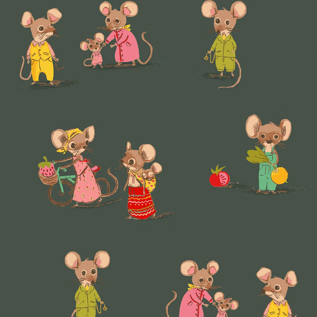 Trixie Dark Green Country & City Mouse