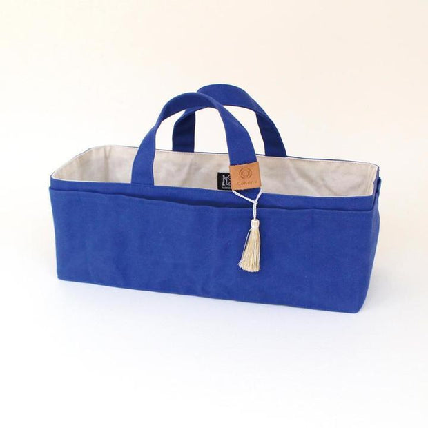Waxed Canvas Tool Tote Japan Blue
