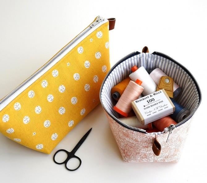 Zippered Basket Pouch Zippered Basket Pouch