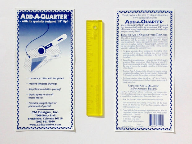 Cm Designs Add-A-Quarter Ruler-6